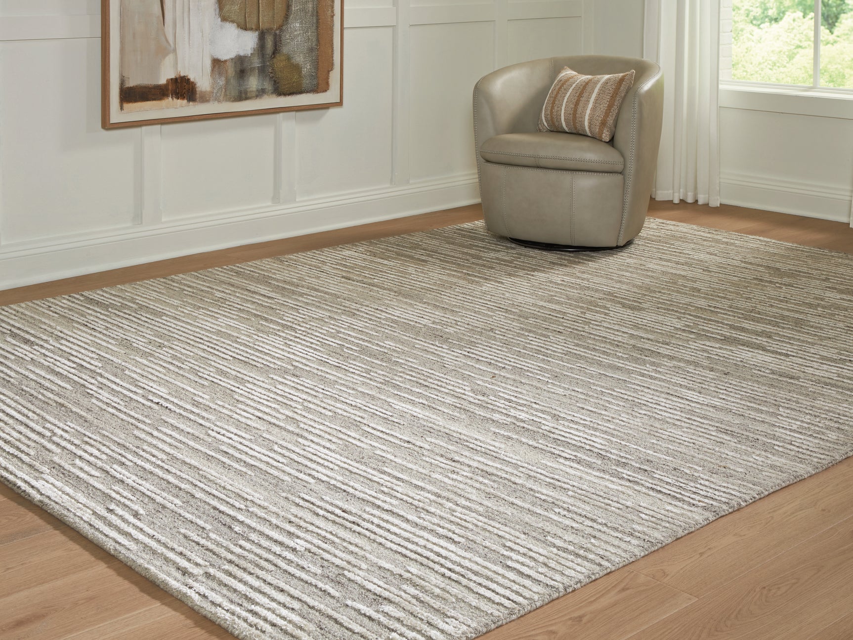 Sam's Furniture - Ashley Furniture - Eljory Rug - Extra Large Rug / Gray - R408200