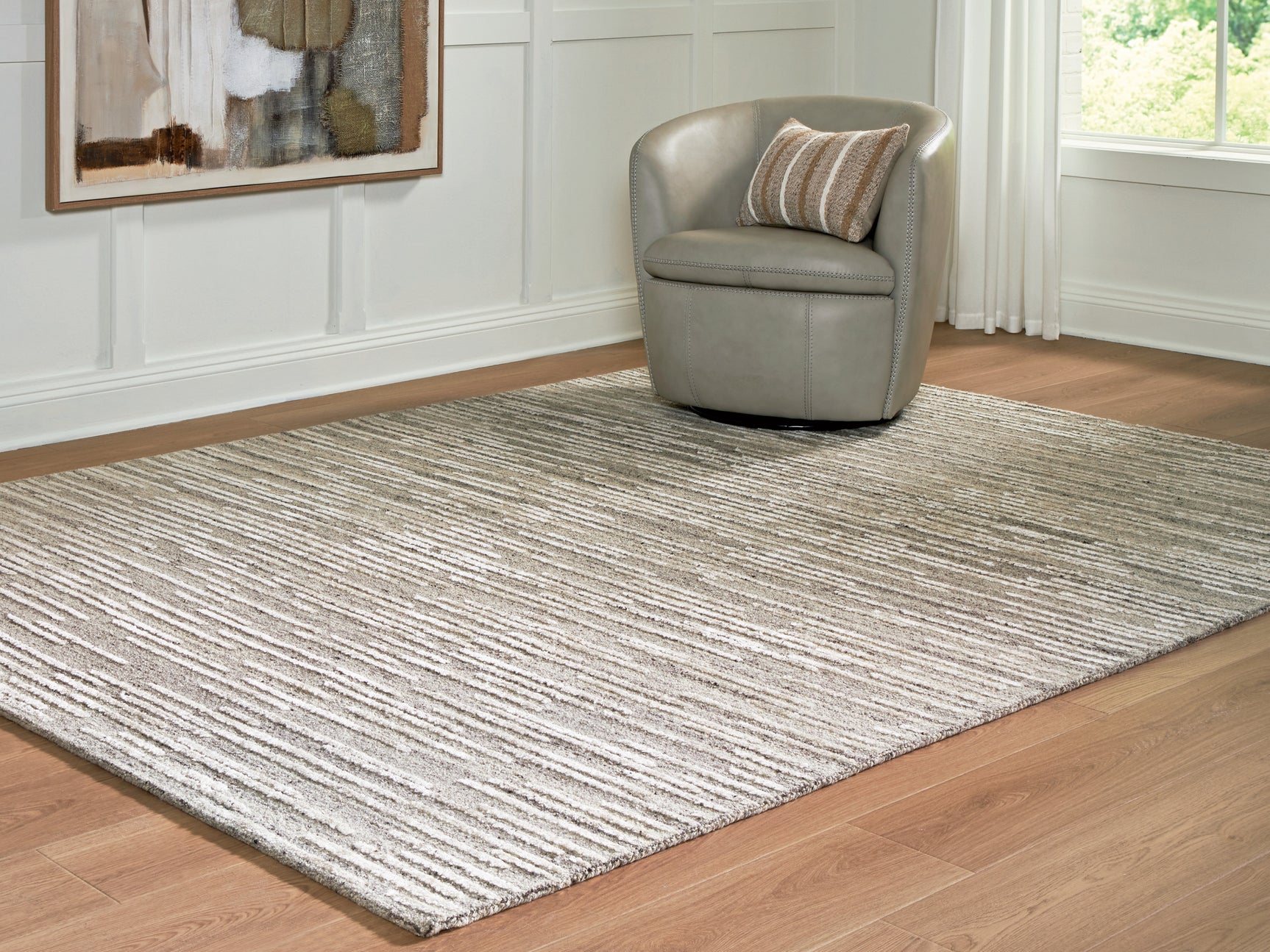 Sam's Furniture - Ashley Furniture - Eljory Rug - Large Rug / Gray - R408201