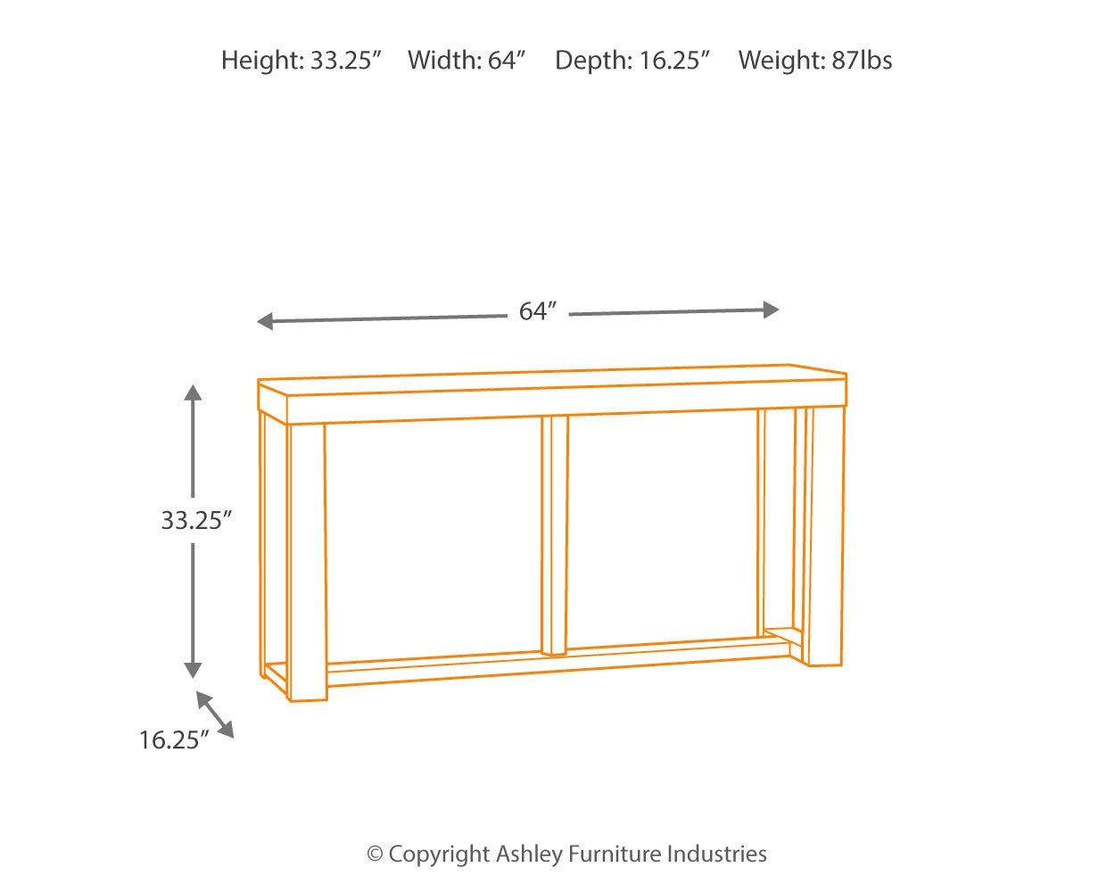 Watson Sofa/Console Table