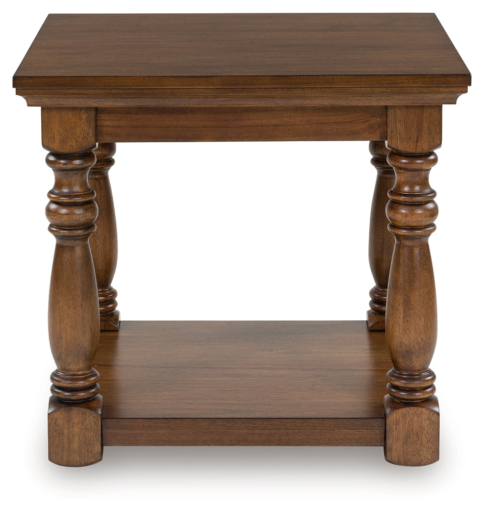 Sam's Furniture - Ashley Furniture - Sturlayne End Table - Rectangular End Table / Brown - T609-3