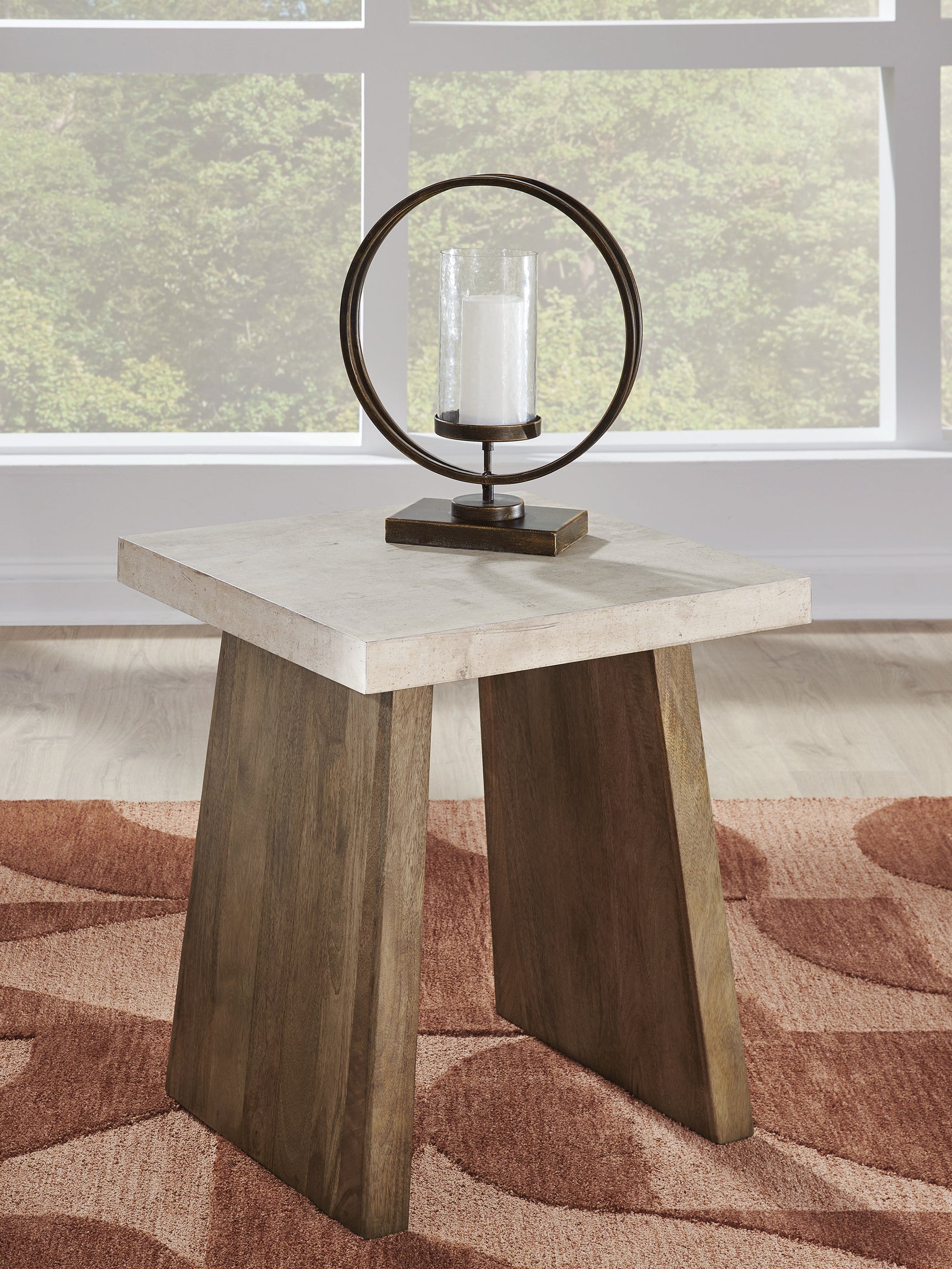 Sam's Furniture - Ashley Furniture - Brendalhouse End Table - Square End Table / Light Brown - T642-2