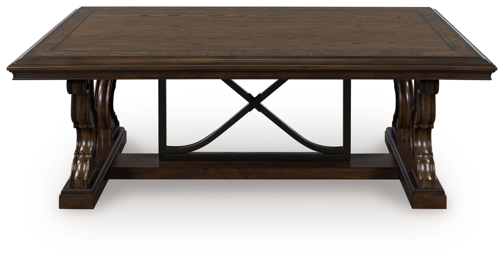 Sam's Furniture - Ashley Furniture - Maylee Coffee Table - Rectangular Cocktail Table / Dark Brown - T647-1