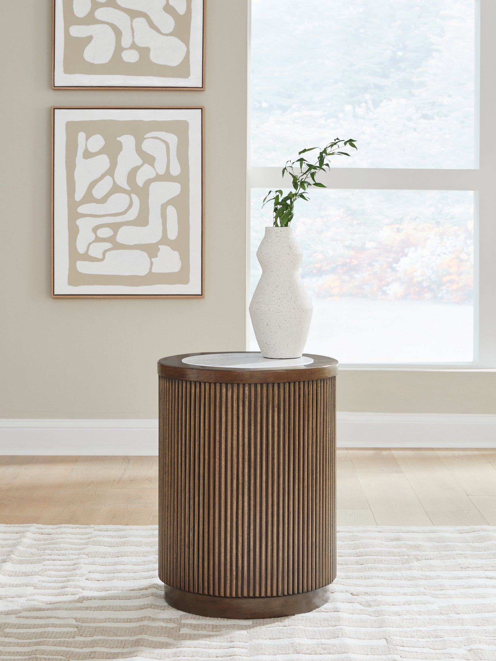 Sam's Furniture - Ashley Furniture - Hadonna End Table - Round End Table - T658-6