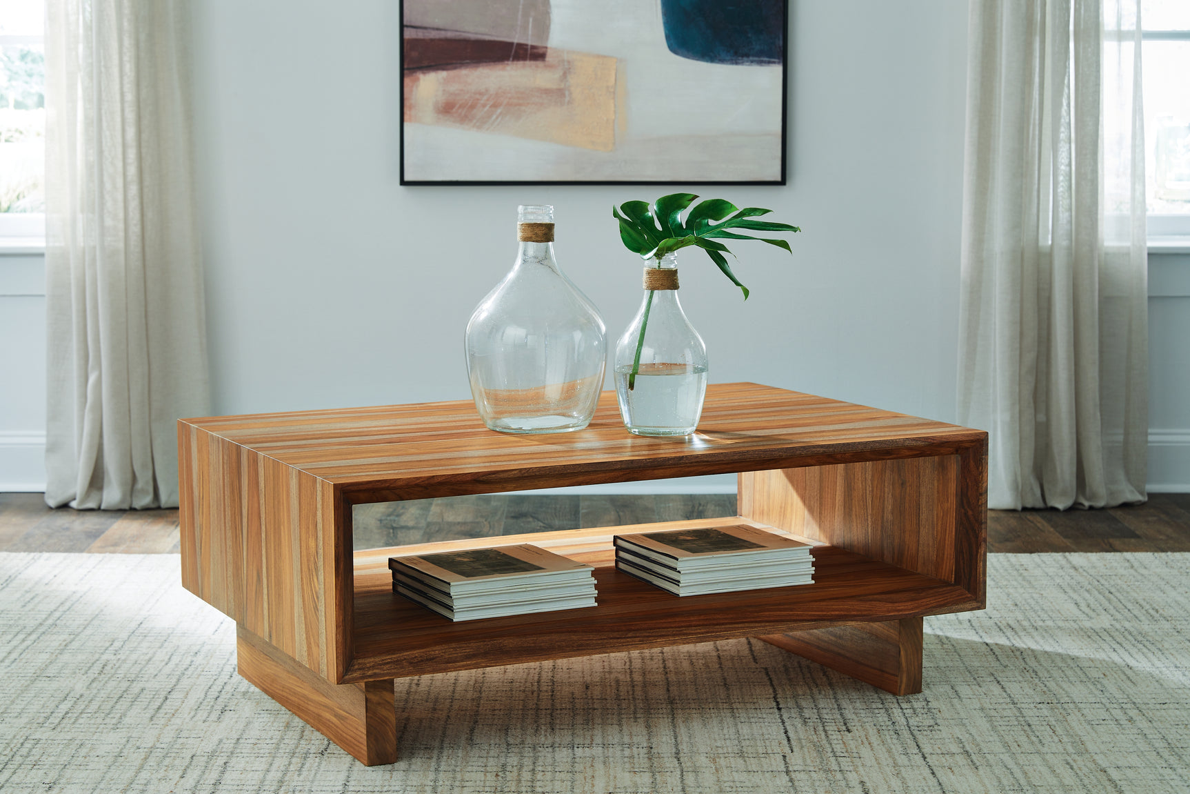 Sam's Furniture - Ashley Furniture - Dressonni Coffee Table - Rectangular Cocktail Table / Brown - T690-1