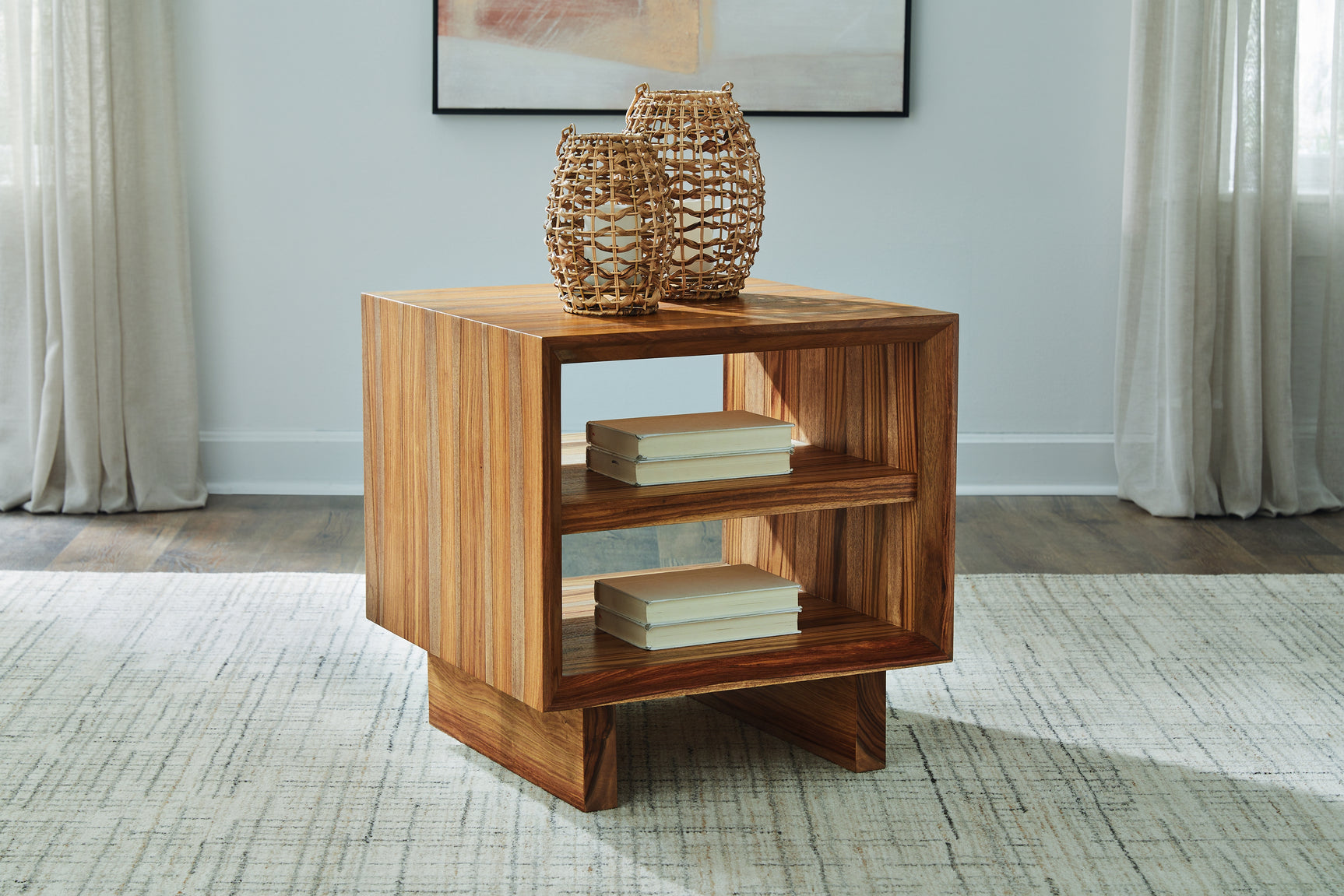 Sam's Furniture - Ashley Furniture - Dressonni End Table - Square End Table / Brown - T690-2
