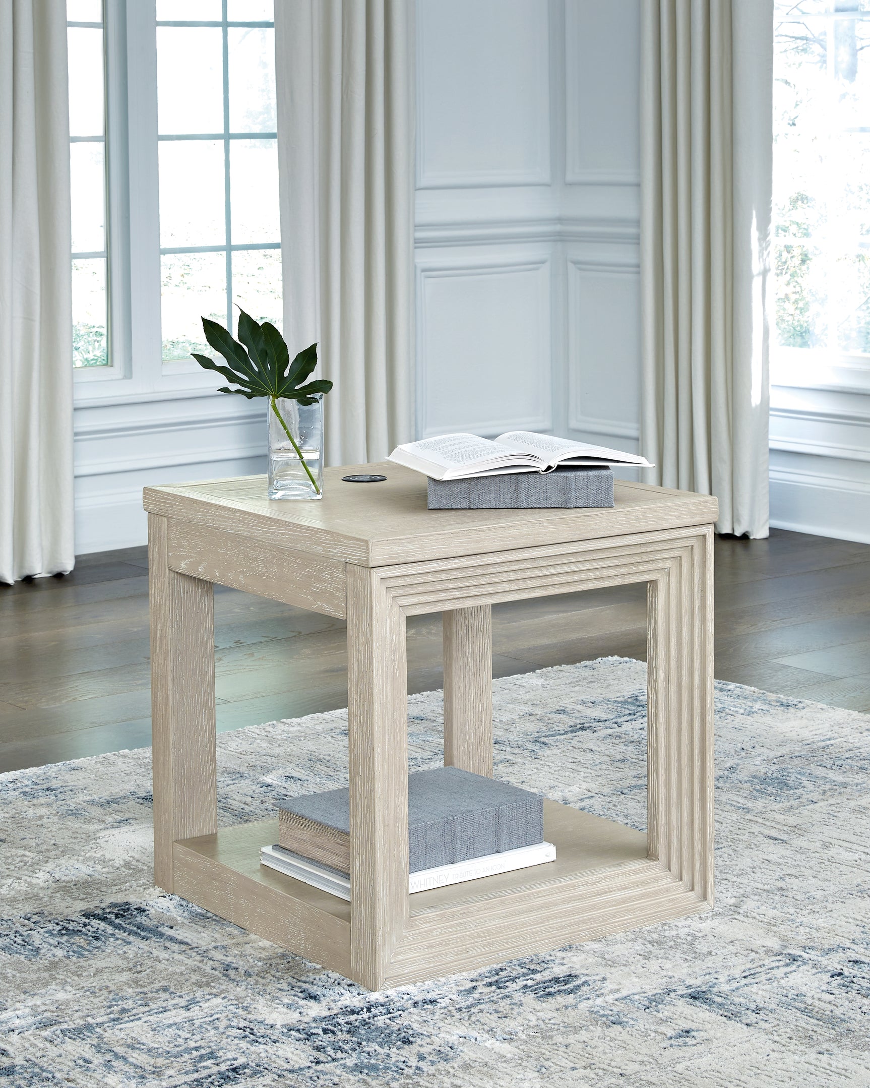 Sam's Furniture - Ashley Furniture - Marxhart End Table - Square End Table / Bisque - T791-2