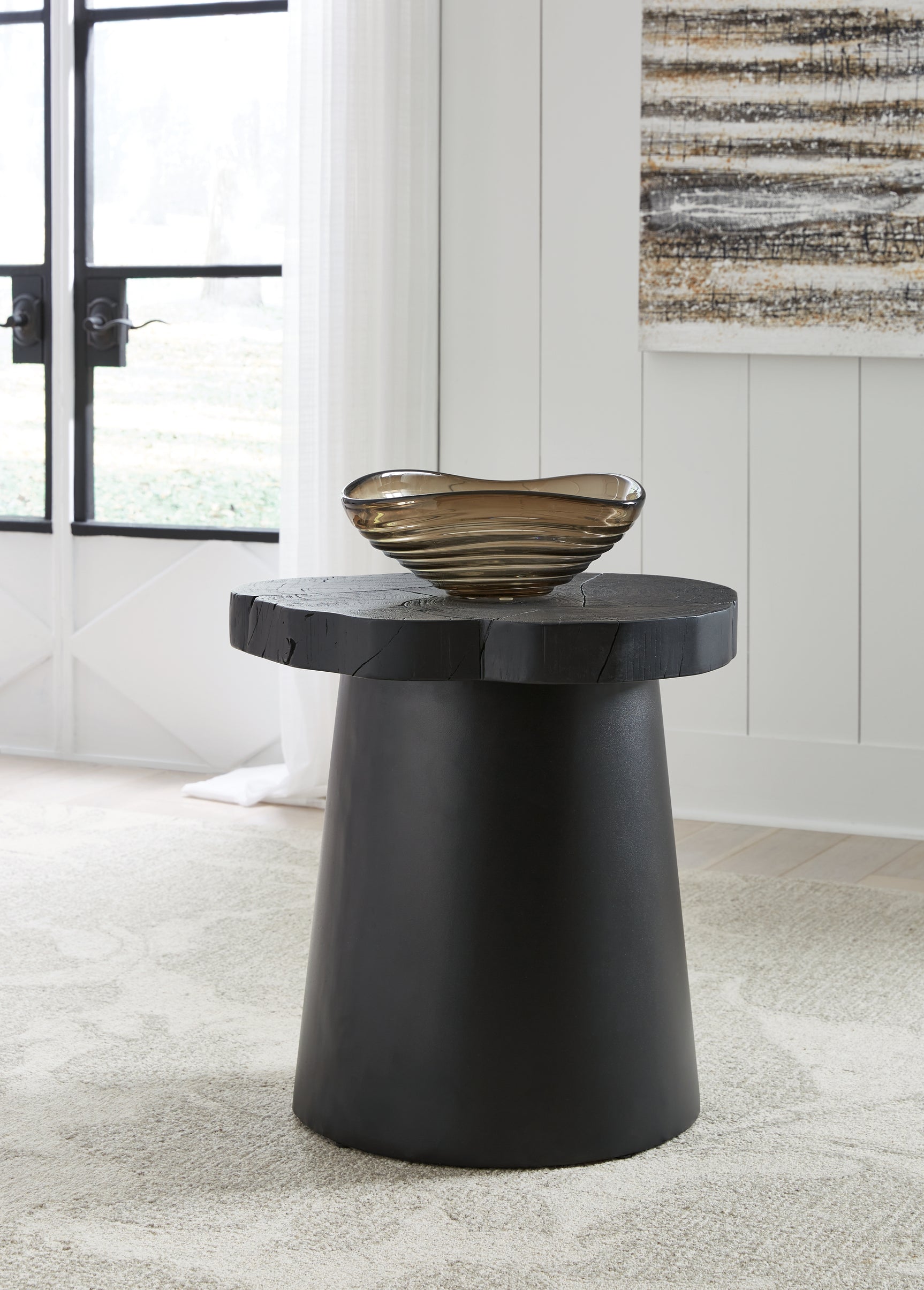 Sam's Furniture - Ashley Furniture - Wimbell End Table - Round End Table / Black - T970-6