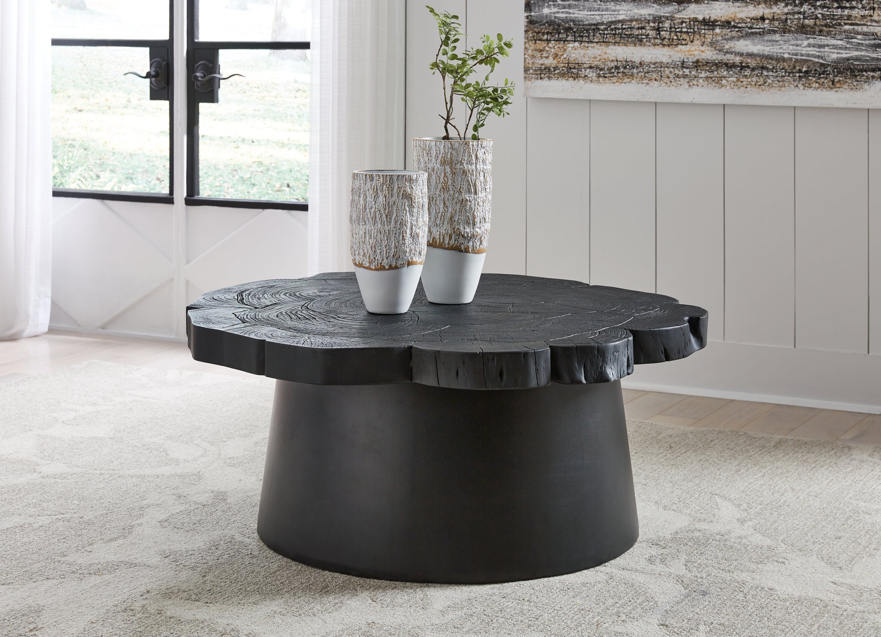 Sam's Furniture - Ashley Furniture - Wimbell Coffee Table - Round Cocktail Table / Black - T970-8