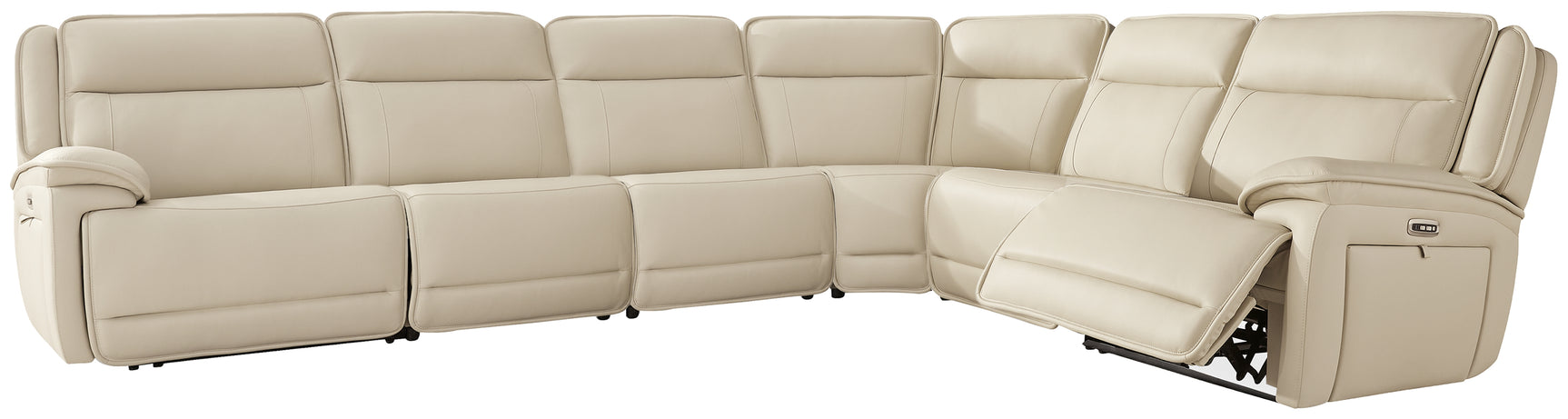 Sam's Furniture - Ashley Furniture - Double Deal Sectional - 6-Piece Reclining Sectional / Almond - U13001S7