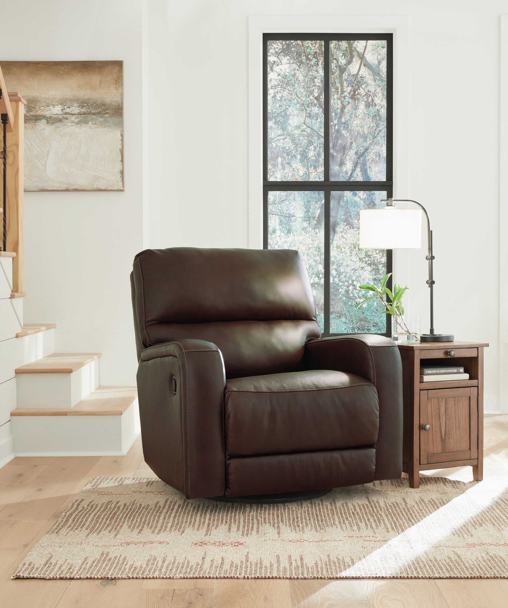Sam's Furniture - Ashley Furniture - Emberla Living Room - Swivel Glider Recliner / Coffee - U4480561