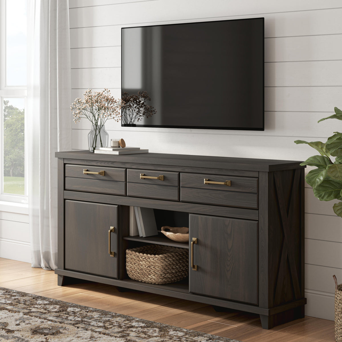 Sam's Furniture - Ashley Furniture - Brazen Valley TV Stand - 71" - W2648-268