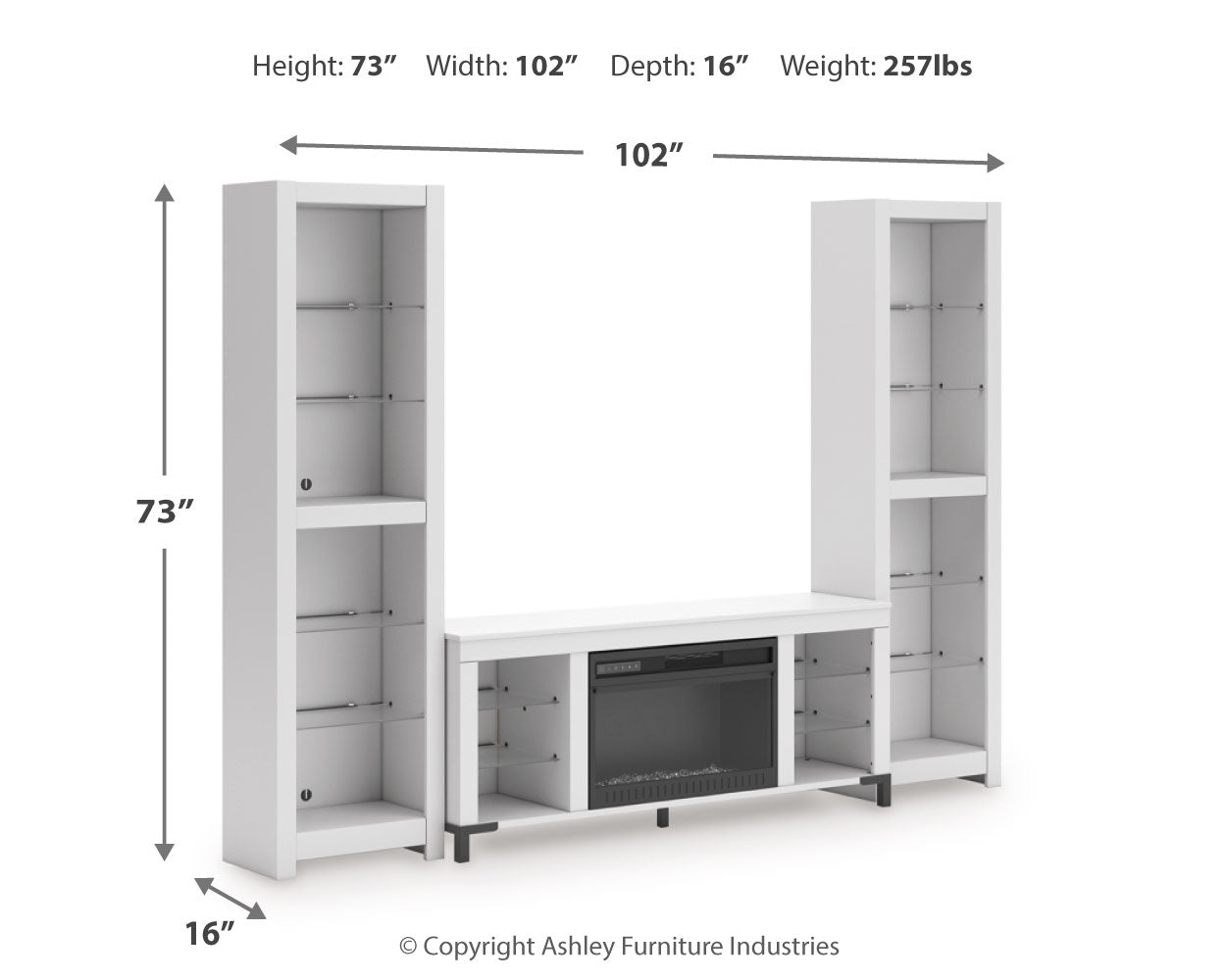 Brollevi Entertainment Center