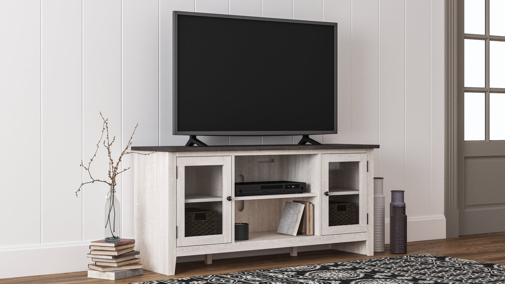 Sam's Furniture - Ashley Furniture - Dorrinson 60" TV Stand - 60" / Two-tone - W287-68