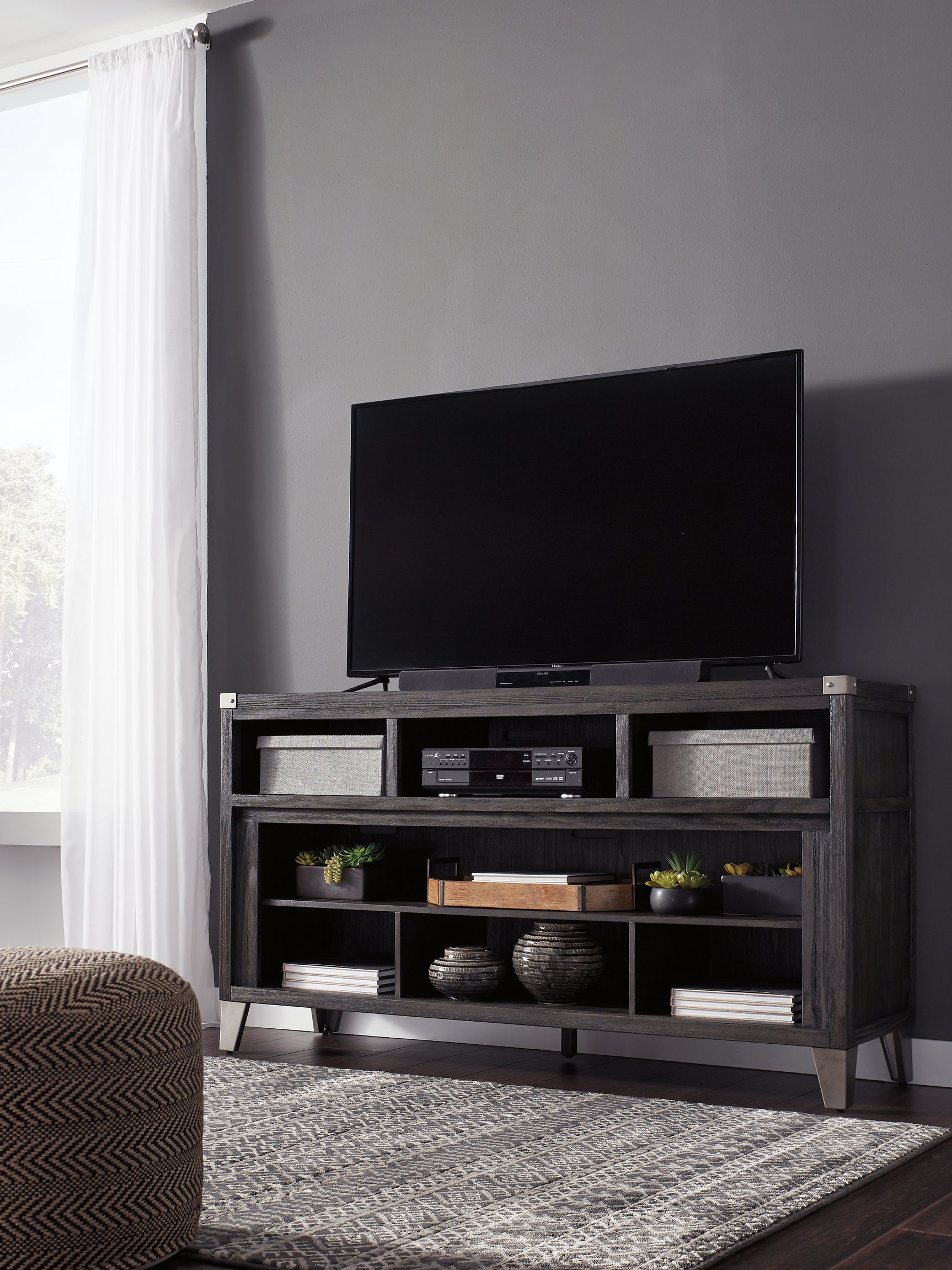Sam's Furniture - Ashley Furniture - Todoe 65" TV Stand - 65" / Gray - W901-68