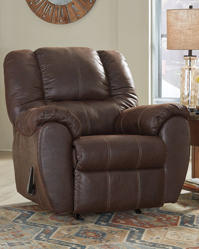 Sam's Furniture - Ashley Furniture - McGann Living Room - Rocker Recliner / Walnut - 1030125
