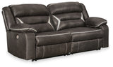 Sam's Furniture - Ashley Furniture - Kincord Sectional - 2-Piece Power Reclining Sectional Loveseat / Midnight - 13104S7