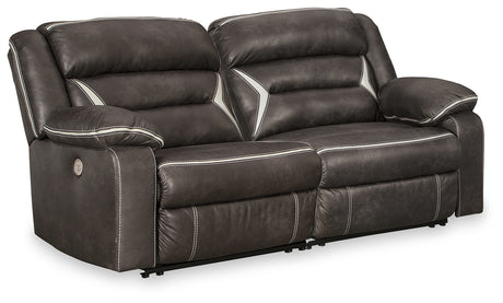 Sam's Furniture - Ashley Furniture - Kincord Sectional - 2-Piece Power Reclining Sectional Loveseat / Midnight - 13104S7