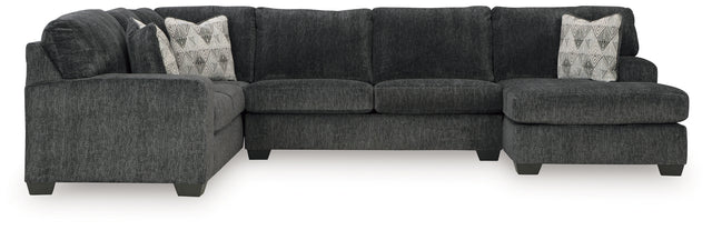Sam's Furniture - Ashley Furniture - Hollyview Sectional - LAF 3-Piece Sectional with Chaise / Shadow - 15205S1