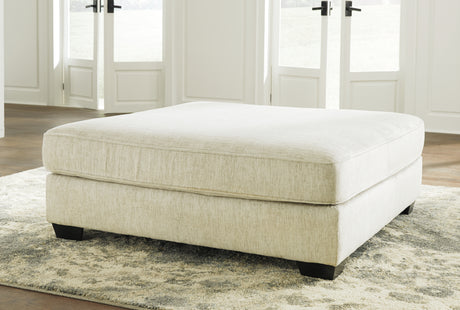 Sam's Furniture - Ashley Furniture - Rawcliffe Living Room - Oversized Accent Ottoman / Parchment - 1960408