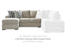 Sam's Furniture - Ashley Furniture - Calnita Sectional - LAF 2-Piece Sectional with Chaise / Sisal - 20502S1