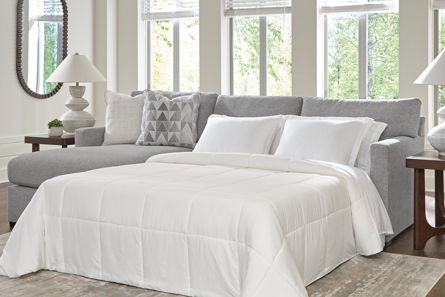 Sam's Furniture - Ashley Furniture - UrbanCrest 2-Piece Sleeper Sectional with Chaise - 2-Piece Sleeper Sectional with Chaise - PC20804S4