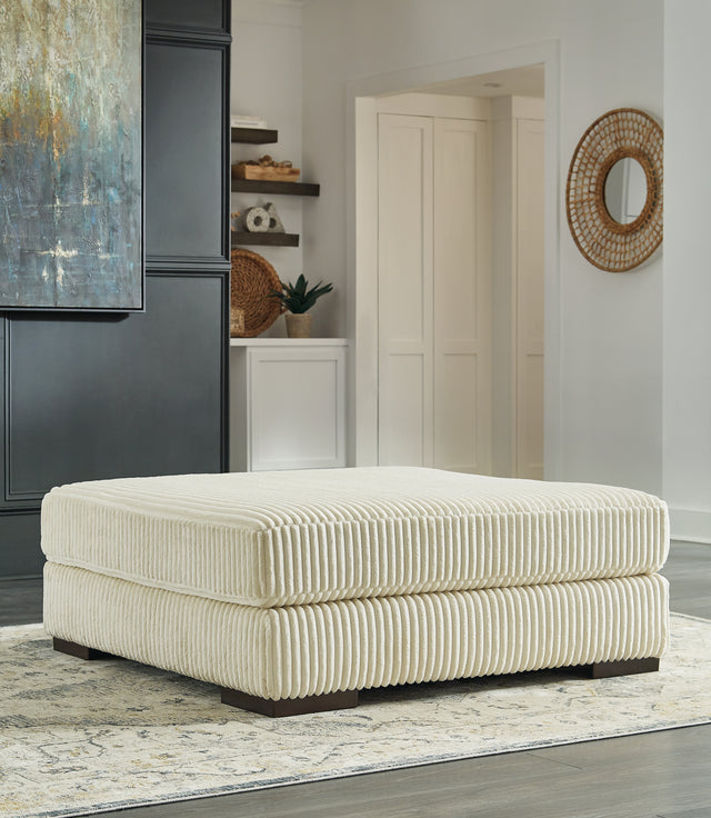 Sam's Furniture - Ashley Furniture - Lindyn Living Room - Oversized Accent Ottoman / Fog - 2110508