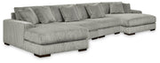 Sam's Furniture - Ashley Furniture - Lindyn 4-Piece Sectional with Double Chaise - 4-Piece Sectional with Double Chaise - 21105S20