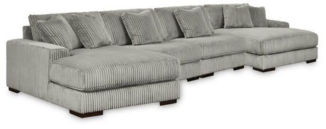 Sam's Furniture - Ashley Furniture - Lindyn 4-Piece Sectional with Double Chaise - 4-Piece Sectional with Double Chaise - 21105S20
