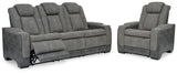 Sam's Furniture - Ashley Furniture - Next-Gen Durapella Power Reclining Sofa and Power Recliner - Power Reclining Sofa and Power Recliner - 22004U3
