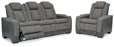 Sam's Furniture - Ashley Furniture - Next-Gen Durapella Power Reclining Sofa and Power Recliner - Power Reclining Sofa and Power Recliner - 22004U3