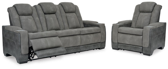 Sam's Furniture - Ashley Furniture - Next-Gen Durapella Power Reclining Sofa and Power Recliner - Power Reclining Sofa and Power Recliner - 22004U3