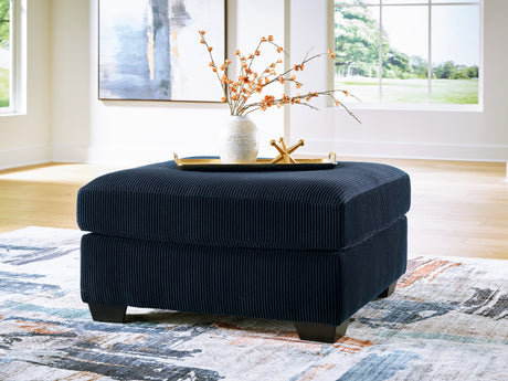 Sam's Furniture - Ashley Furniture - SimpleJoy Living Room - Oversized Accent Ottoman / Navy - 2420508