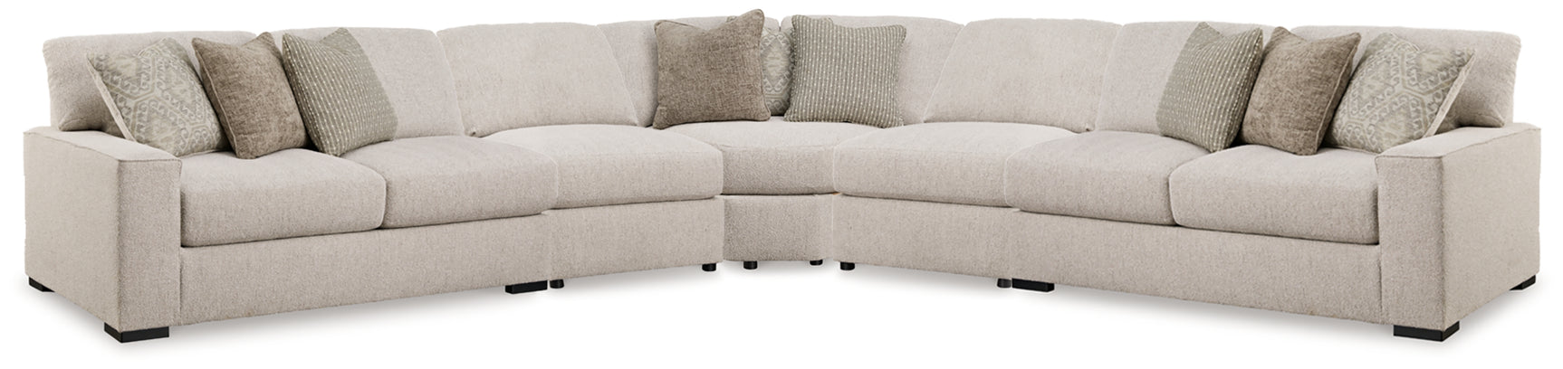 Sam's Furniture - Ashley Furniture - Ballyton Sectional - RAF 5-Piece Sectional / Sand - 25102S3