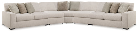 Sam's Furniture - Ashley Furniture - Ballyton Sectional - RAF 5-Piece Sectional / Sand - 25102S3