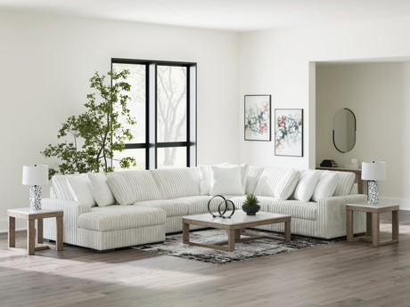Sam's Furniture - Ashley Furniture - Stupendous Sectional - RAF 5-Piece Sectional with Chaise / Alloy - 25903S8