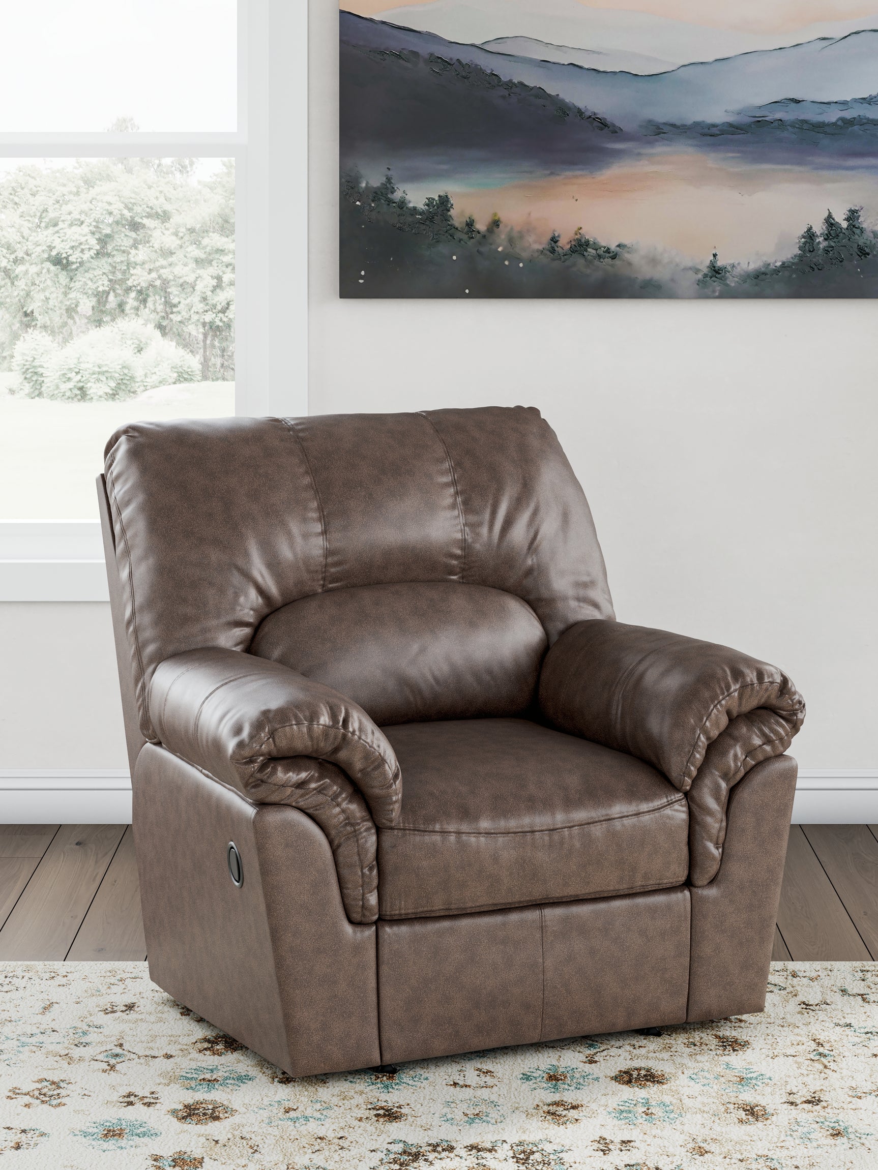 Sam's Furniture - Ashley Furniture - WillowBend Living Room - Rocker Recliner / Umber - PC2770525