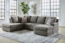 Sam's Furniture - Ashley Furniture - O'Phannon Sectional - LAF 2-Piece Sectional with Chaise / Putty - 29402S1