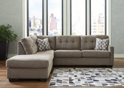 Sam's Furniture - Ashley Furniture - Mahoney Sectional - RAF 2-Piece Sectional with Chaise / Chocolate - 31005S1
