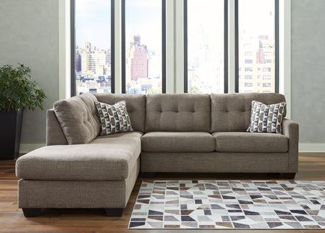 Sam's Furniture - Ashley Furniture - Mahoney Sectional - RAF 2-Piece Sectional with Chaise / Chocolate - 31005S1