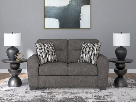 Sam's Furniture - Ashley Furniture - Olten Living Room - Loveseat / Graphite - 3130535