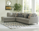 Sam's Furniture - Ashley Furniture - Santasia Sectional - RAF 2-Piece Sectional with Chaise - 33301S2