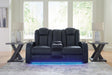 Sam's Furniture - Ashley Furniture - Fyne-Dyme Living Room - PWR Recliner/ADJ Headrest / Sapphire - 3660313
