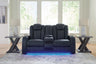 Sam's Furniture - Ashley Furniture - Fyne-Dyme Living Room - PWR Recliner/ADJ Headrest / Sapphire - 3660313