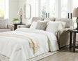 Sam's Furniture - Ashley Furniture - Gaelon Living Room - Ottoman / Dune - 3730714