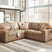 Sam's Furniture - Ashley Furniture - Bandon Sectional - RAF 3-Piece Sectional / Toffee - 38006S4