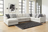 Sam's Furniture - Ashley Furniture - Huntsworth Sectional - RAF 2-Piece Sectional with Chaise / Dove Gray - 39702S2