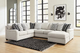 Sam's Furniture - Ashley Furniture - Huntsworth Sectional - RAF 4-Piece Sectional with Chaise / Dove Gray - 39702S4