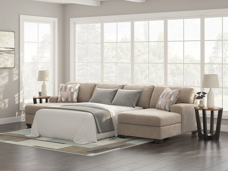 Sam's Furniture - Ashley Furniture - Newellen Sectional - RAF 3-Piece Sectional with Double Chaise / Hemp - 48404S7