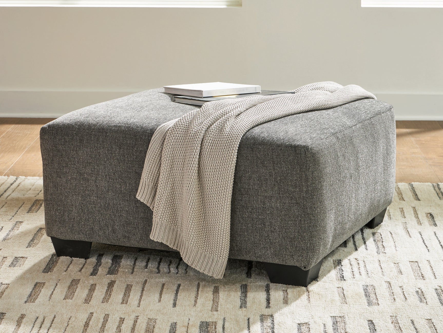 Sam's Furniture - Ashley Furniture - Revenna Living Room - Oversized Accent Ottoman / Greystone - PC4840508