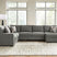 Sam's Furniture - Ashley Furniture - Revenna Sectional - LAF 3-Piece Sectional with Chaise / Greystone - PC48405S2